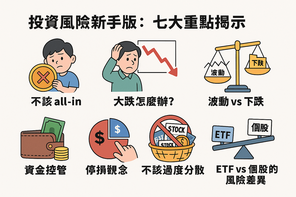 投資一定要知道的風險：怎麼避免一次重傷？