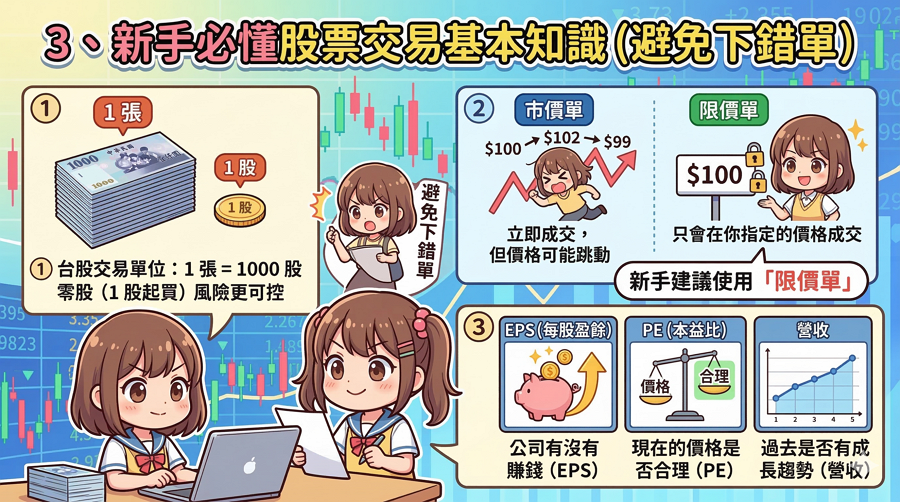 新手第一次買股票必做的 5 件事（從零開始）