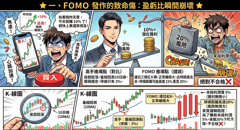 股票一直噴，沒買到好焦慮？教你克服 FOMO，學會操盤手的「等待」藝術