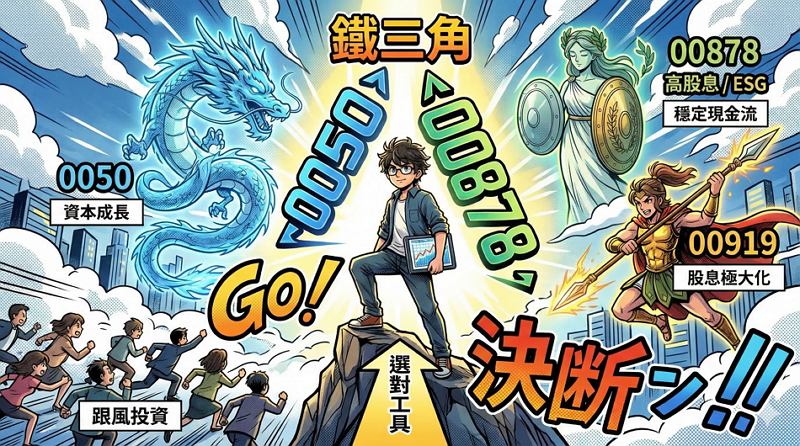 0050 vs 00878 vs 00919 深度對決:新手存股最終選哪個? 0050 vs 00878 vs 00919 深度對決:新手存股最終選哪個?