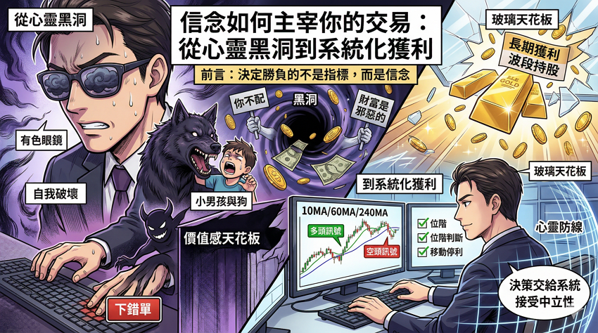 為什麼技術好也會賠錢?揭密交易心理中的「信念」與獲利天花板 為什麼技術好也會賠錢?揭密交易心理中的「信念」與獲利天花板