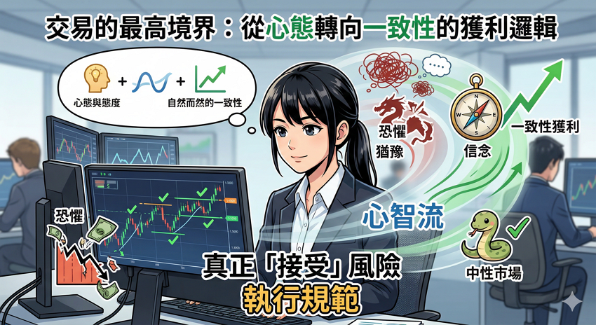 交易心理學:建立「一致性」心態,讓獲利成為邏輯驗證後的副作用 交易心理學:建立「一致性」心態,讓獲利成為邏輯驗證後的副作用