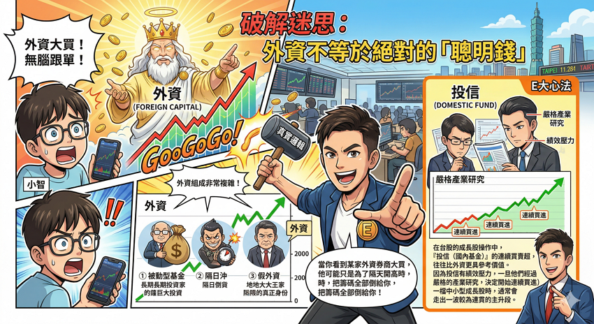 外資買就一定漲？解析「法人動向」與「融資變化」，揪出主力出貨前兆