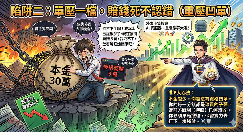 本金少更不能亂凹單！看懂「集中火力」與「風險控管」的完美平衡