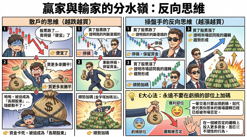 股票套牢該不該加碼攤平？戒掉「越跌越買」的散戶心態，學會操盤手的停損紀律