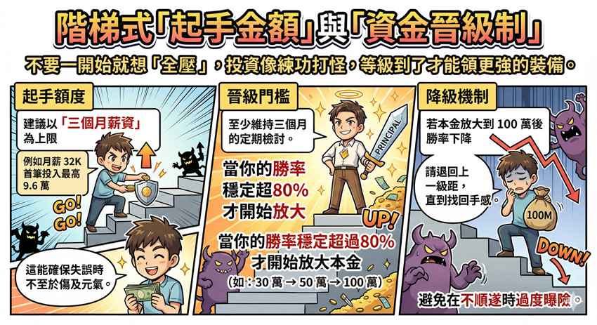 股票投資資金如何分配?成長股波段操作的 6 大資金控管原則