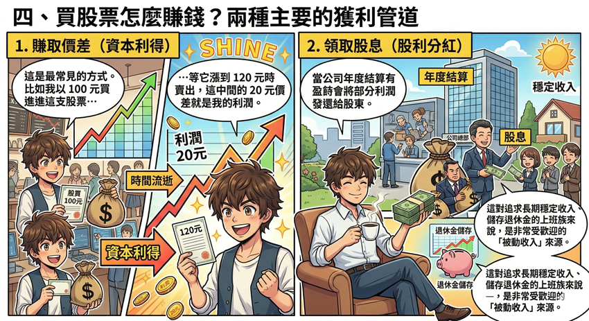 股票是什麼？2026 新手最全簡易入門指南：3 分鐘看懂原理與獲利方式