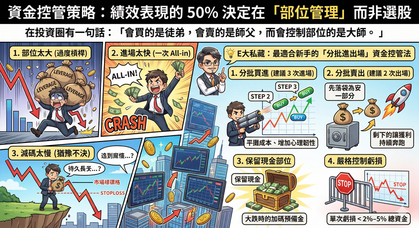 【投資風險全攻略】如何建立防禦底層邏輯?從資金配置到結構型停損,拒絕 All-in 慘劇