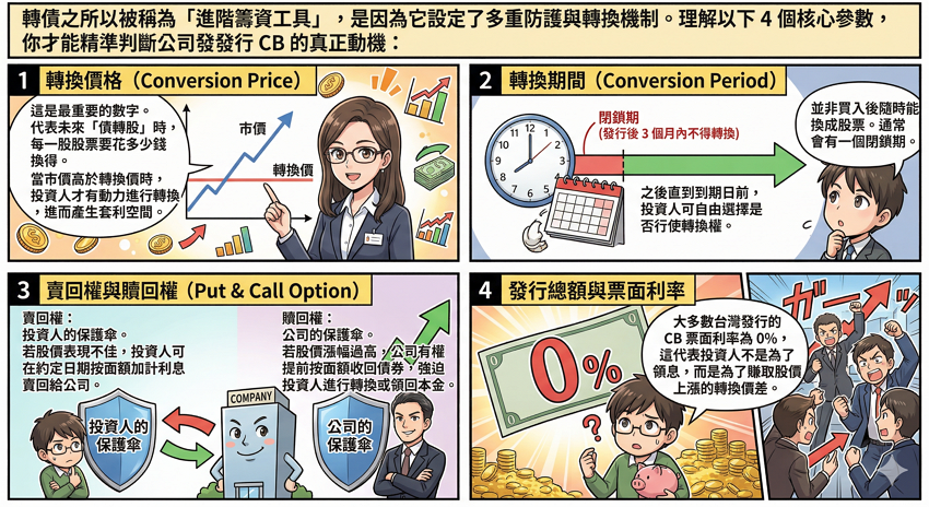 可轉換公司債（CB）全攻略：一文搞懂轉換公式、套利機會與股價稀釋風險