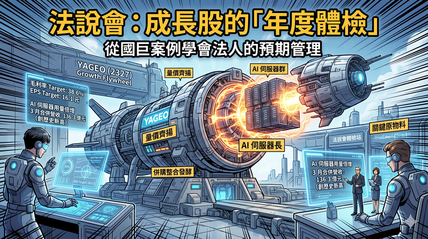 國巨法說會釋出最強指引:毛利率挑戰 38.6%,揭開 AI 伺服器帶動高階 MLCC 結構性毛利增長的真相。 國巨法說會釋出最強指引:毛利率挑戰 38.6%,揭開 AI 伺服器帶動高階 MLCC 結構性毛利增長的真相。