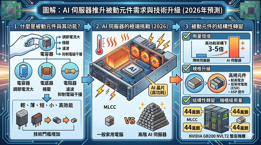 國巨法說會釋出最強指引：毛利率挑戰 38.6%，揭開 AI 伺服器帶動高階 MLCC 結構性毛利增長的真相。