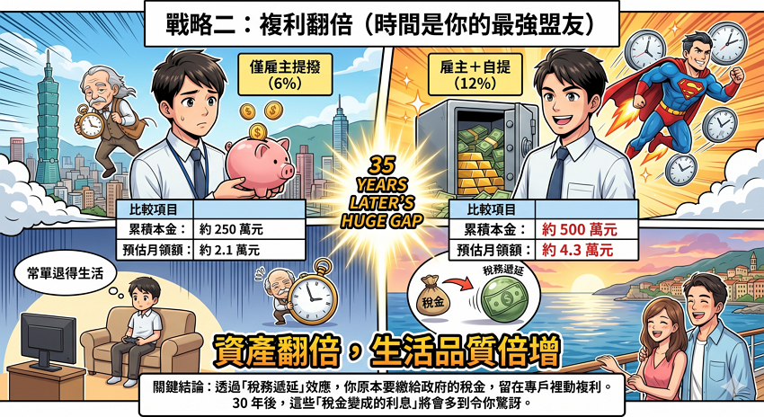 【2026 勞退自提懶人包】自提 6% 值得嗎？最新 30 天猶豫期、節稅效益與複利試算全攻略