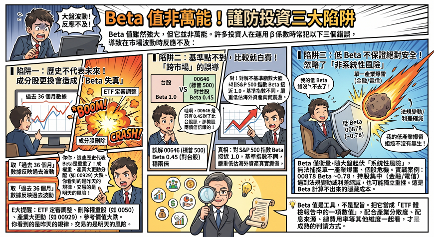 使用Beta值的三大陷阱（多數投資人都犯的錯）
