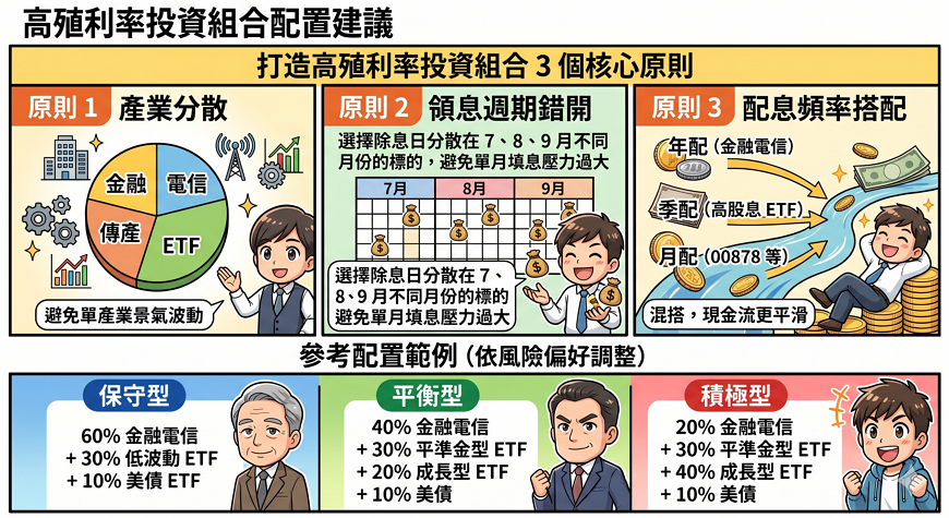 高殖利率投資組合配置建議