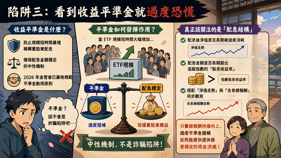 陷阱三：看到收益平準金就過度恐慌