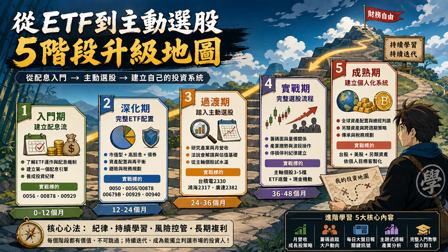 【2026最新】ETF進階學習路線圖：策略邏輯客觀拆解與實務範例