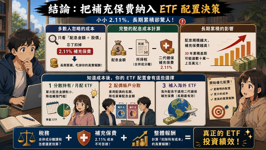 把補充保費納入 ETF 配置決策
