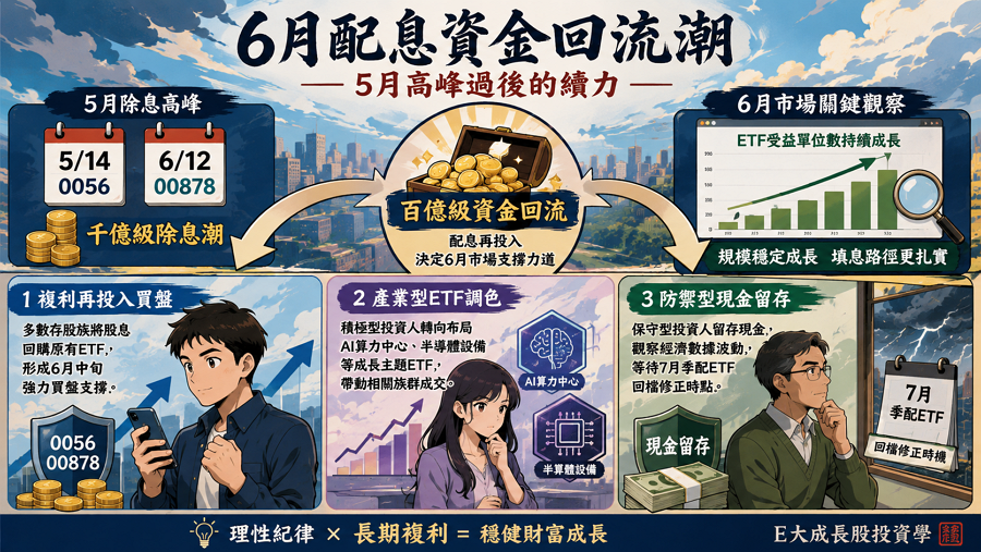 二、6 月除息的市場背景：5 月高峰過後的續力