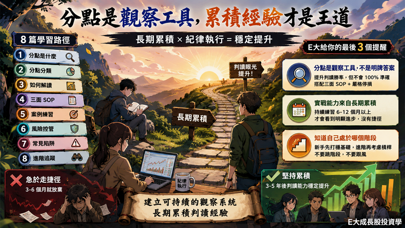 分點是長期累積、不是速成捷徑