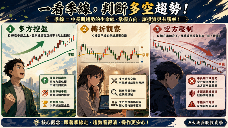 三種季線斜率的實戰意義