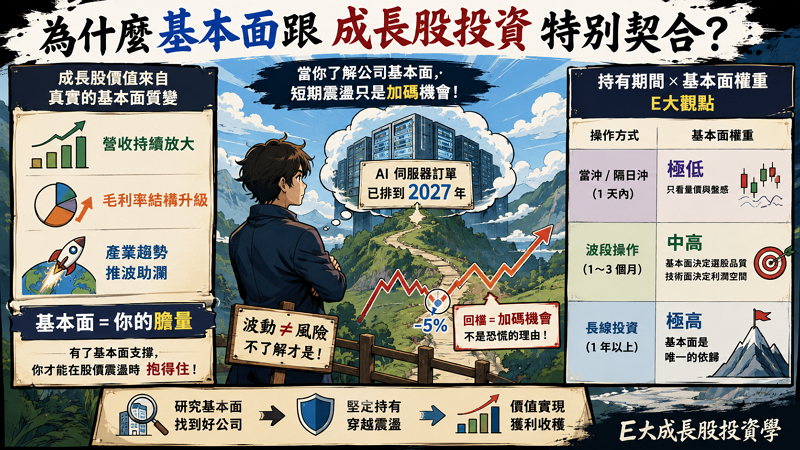 六、為什麼基本面跟成長股投資特別契合？