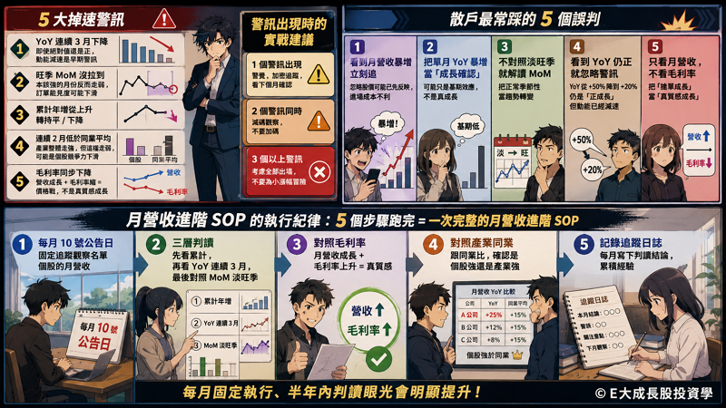 七、5 大掉速警訊與散戶常見誤判
