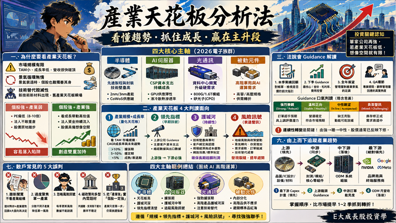 電子產業天花板怎麼看？2026年四大關鍵指標拆解產業成長邏輯